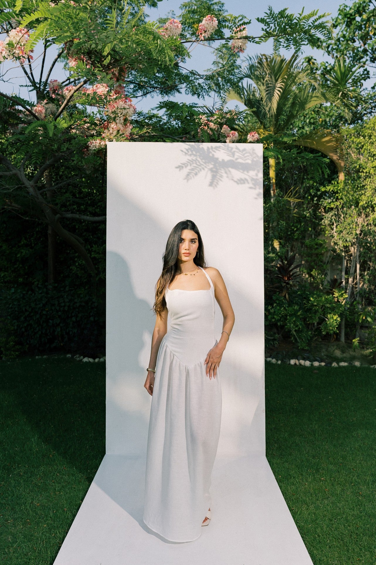 Maxi Divine Dress – White