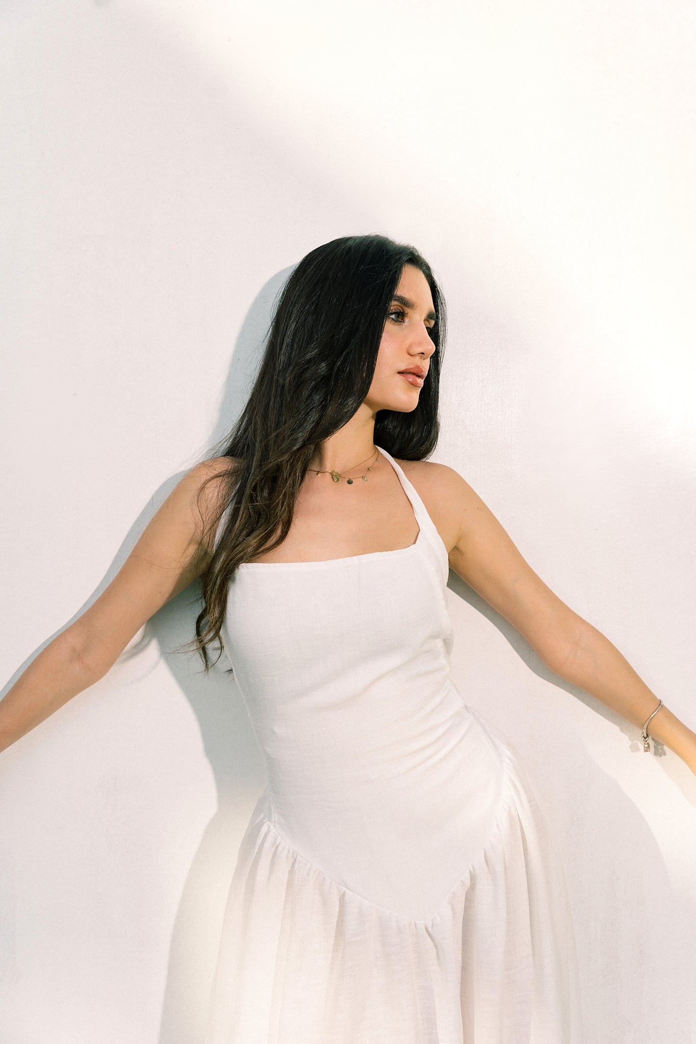Maxi Divine Dress – White