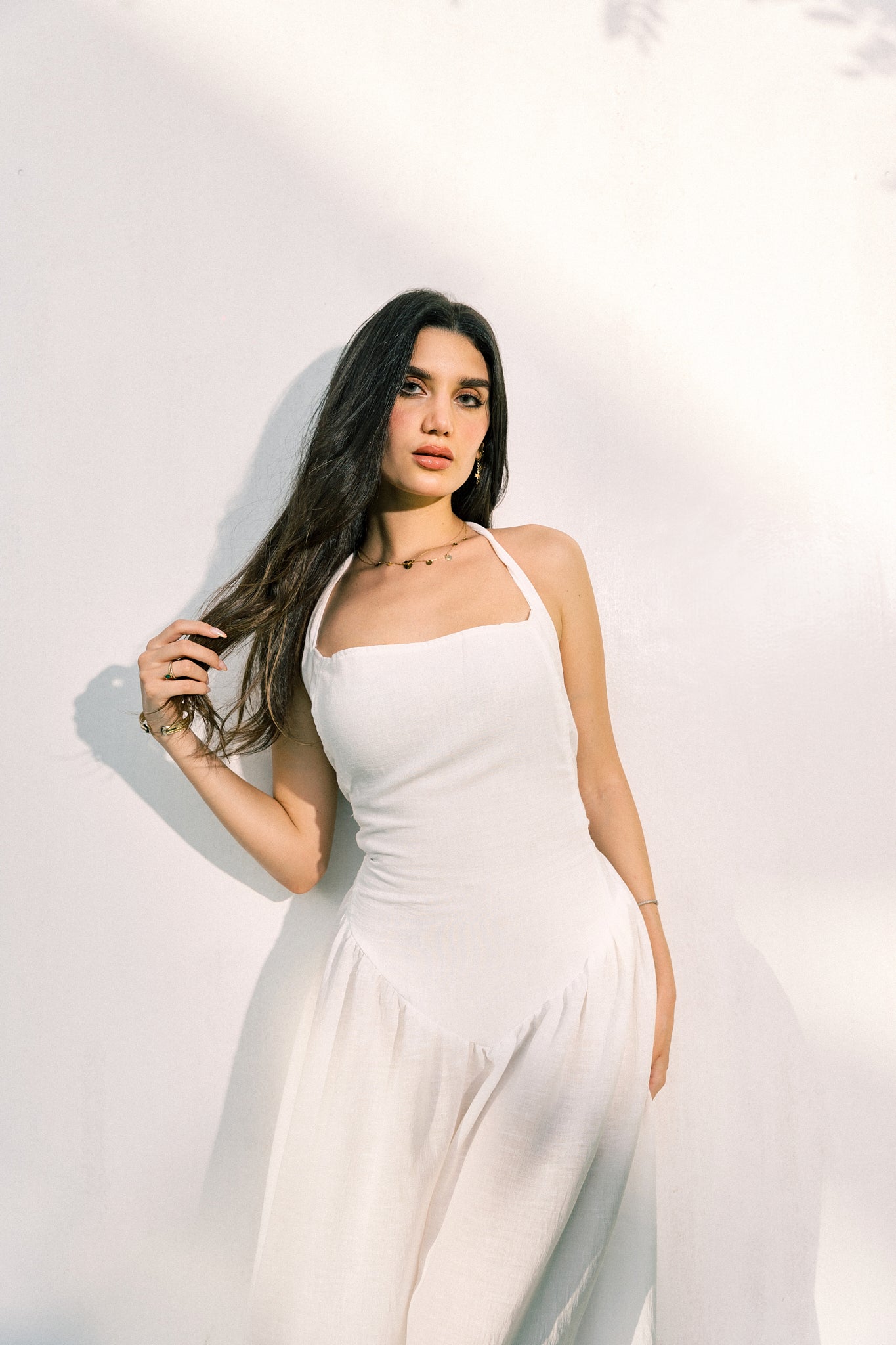 Maxi Divine Dress – White