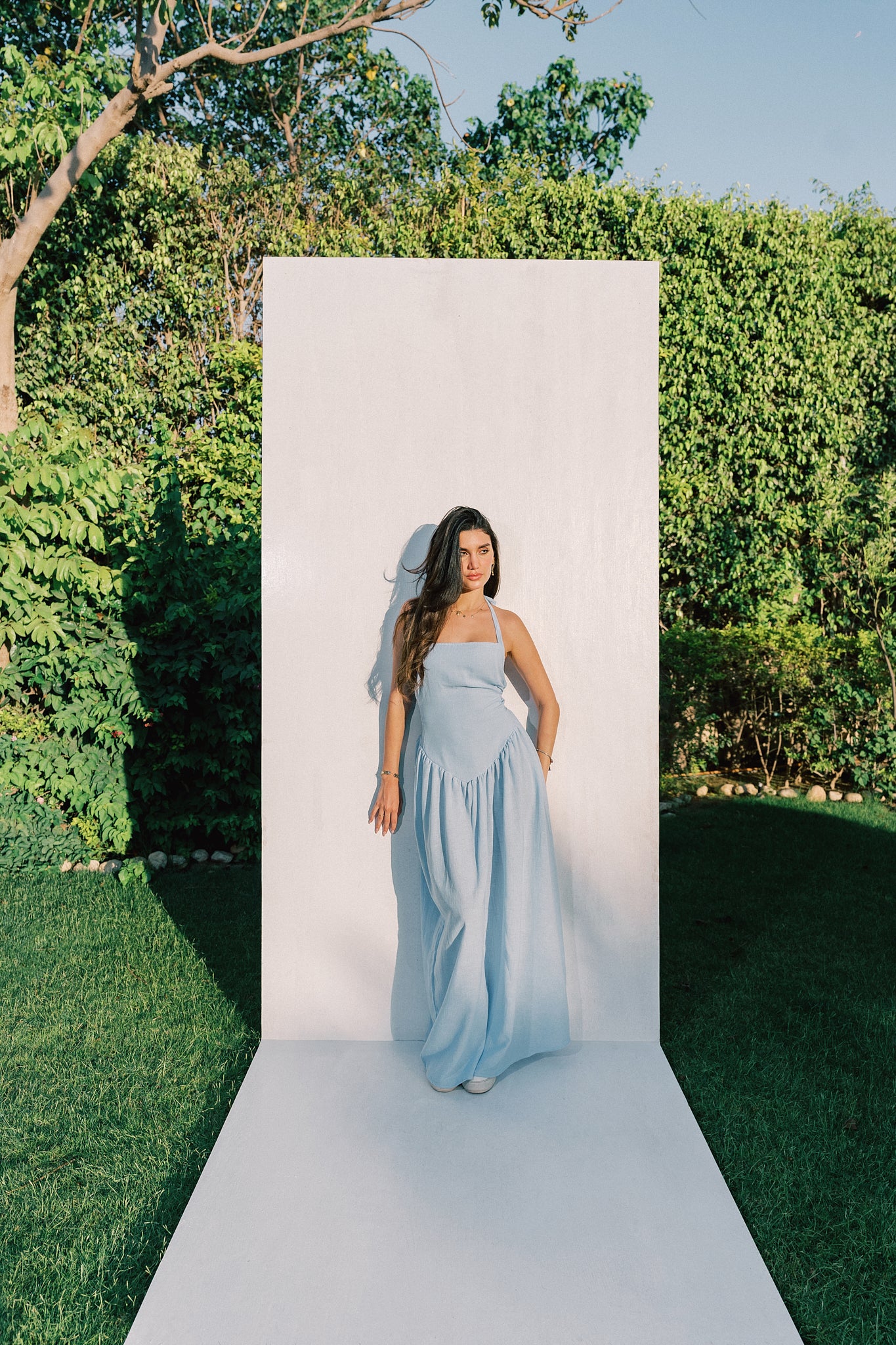 Maxi Divine Dress – Sky Blue