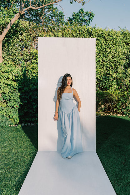 Maxi Divine Dress – Sky Blue