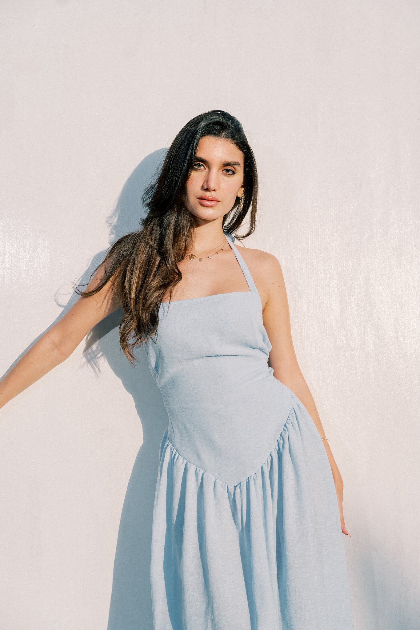 Maxi Divine Dress – Sky Blue
