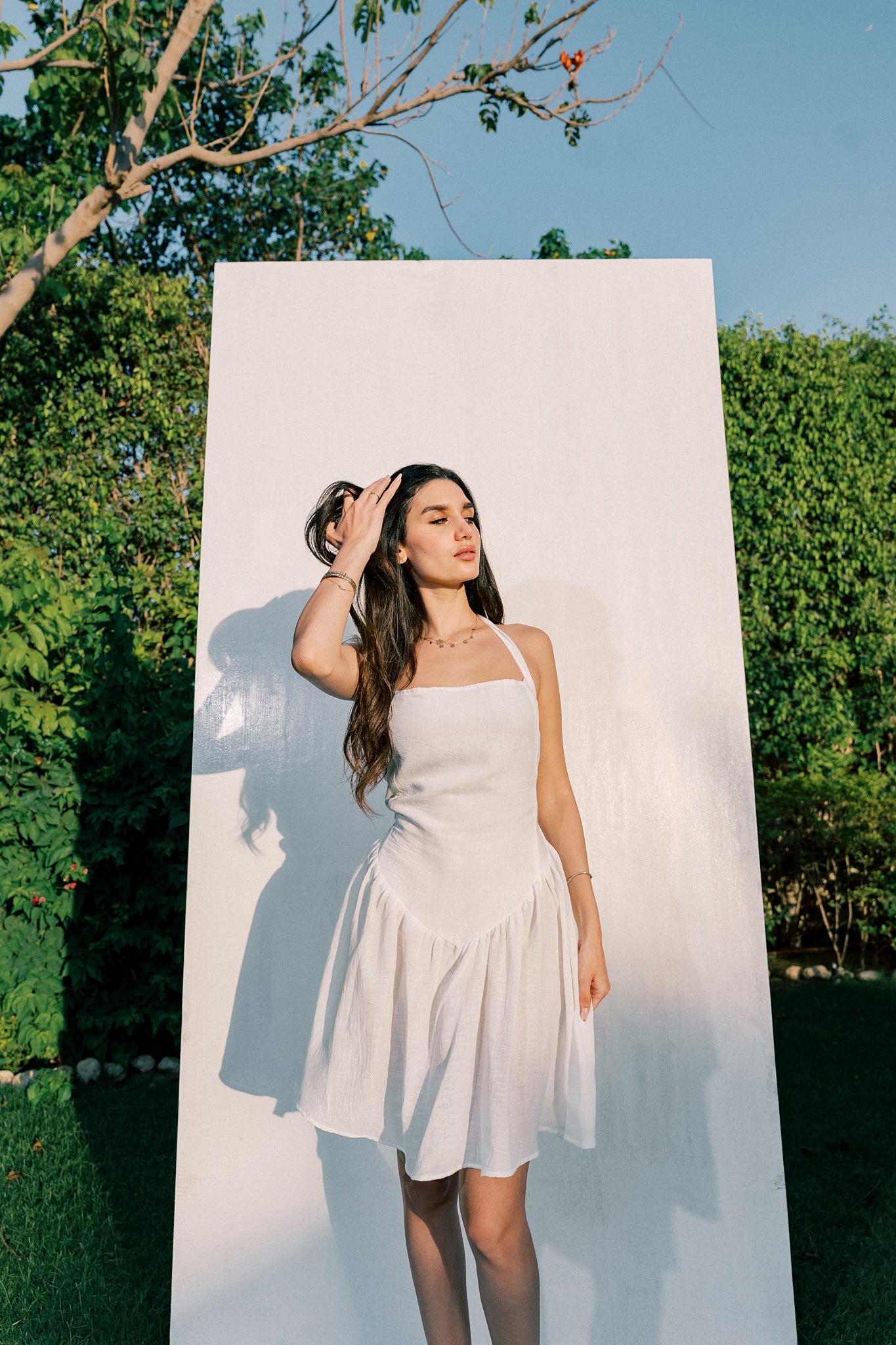 Mini Divine Dress – White