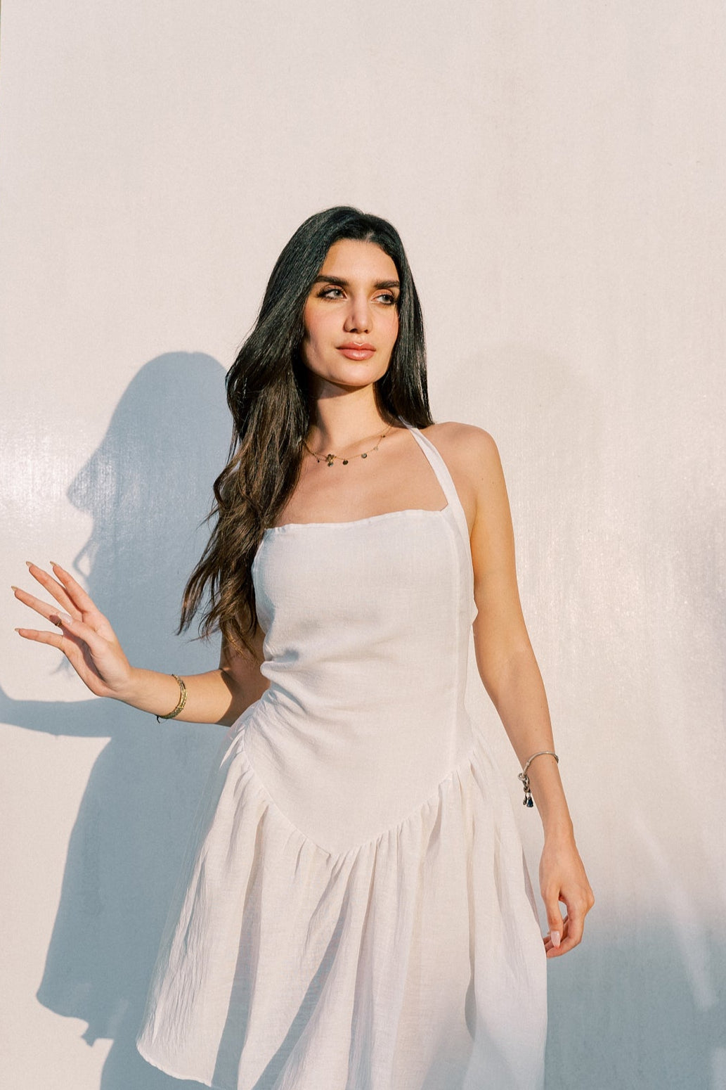 Mini Divine Dress – White